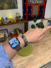 Apple/苹果 Watch Series 10 智能手表GPS+蜂窝款42毫米金色钛金属表壳金色米兰尼斯表带MX0E3CH/B 实拍图