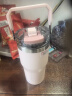 爱仕达（ASD）网红吸管杯水杯保温杯大容量办公车载不锈钢杯子 RWS62B16WG-P 实拍图