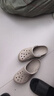 crocs卡骆驰洞洞鞋贝雅男鞋女鞋轻便耐磨一脚蹬拖鞋休闲鞋|10126 卵石色-2V3 41 /42(260mm) 实拍图