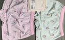 全棉时代儿童内裤纯棉透气中大童女孩短裤平角裤无荧光内衣童装 2件装 (女童平角)冰饮兔兔+草莓甜筒 2条 120cm 实拍图