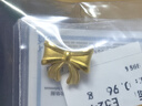 金小貅足金999蝴蝶结转运珠黄金吊坠女3D硬金在逃公主手链手串DIY时尚新 1g,大号蝴蝶结【多退少补】 实拍图