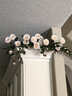 野派（yepai）玫瑰仿真花束假花绢花客厅装饰花瓶花艺摆件电视柜茶几绢花插花 1支 爱丽丝玫瑰/深紫 实拍图