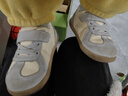 巴拉巴拉童鞋儿童学步鞋男宝女宝宝宝秋季阿甘鞋防滑时尚婴儿鞋子 白灰色调00312 20码 实拍图