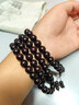 古木匠保真印度小叶紫檀手串108颗高油密老料檀香木2.0文玩佛珠手链男女 10mm*108颗老料满金星【弟子珠】 实拍图