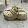 卡骆驰（crocs）经典云朵Clog女沙滩洞洞鞋凉拖鞋206750 206750-2Y2  37  实拍图