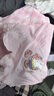 威尔贝鲁（WELLBER）儿童内裤女中大童棉质裤衩平角内裤四角短裤3条装粉粉兔组100cm 实拍图
