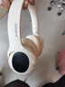 艾本（AIBEN）【当/次日达】英语四六级听力耳机大学四级六级调频FM收音机头戴式蓝牙考试耳机专四专八听力耳机 米白【FM调频·蓝牙版】芯片升级0杂音 标配耳机（考试无需麦线） 实拍图