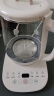 九阳（Joyoung）养生壶 1.5L煮茶器电热烧水壶开水壶 0胶水保温煮茶器玻璃花茶壶WY125 实拍图