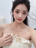 礼意久久【施华洛世奇锆】紫藤花999纯银项链女生日礼物女生老婆2025新款 实拍图