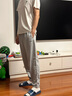 阿迪达斯 （adidas）春夏运动纯棉收口亲肤透气训练健身跑步休闲运动裤JN7430 XL码 实拍图