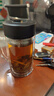 富光大容量高硼硅双层玻璃杯带茶隔加厚水杯子带把泡茶杯办公杯 实拍图