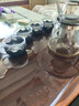 【京东物流】茶壶套装整套茶具大容量玻璃茶杯带滤网耐高温泡茶具 1000ML一壶+四杯套装 实拍图