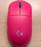 罗技（G）GPW3 狗屁王三代无线游戏鼠标 专业电竞手型  60g轻量 粉  升级8KHz 88G 888IPS  实拍图