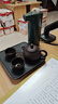 整套紫砂西施壶小套装功夫茶具泡茶壶带茶杯茶盘储排双用家用 紫砂茶具6件套（送配件） 实拍图