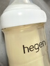 HEGEN海格恩新生儿奶嘴0-6个月以上超软硅胶仿母乳偏心奶嘴防胀气 3阶段圆孔 6-9月 2只装 实拍图