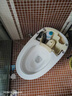 恒洁（HEGII）智能马桶一体机内置水箱无水压限制抗菌座圈加热智能坐便器 *【推荐】舒适洗+脚感冲水H3A 305/300mm （适用290-390mm） 实拍图