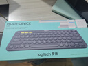 罗技（Logitech）时尚系列K380蓝牙键盘 无线键盘Mac笔记本平板IPAD电脑静音键盘安卓手机多设备超薄家用巧克力按键 黑色 实拍图