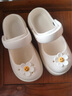 速狐（SUHU）夏季洞洞鞋女软底玛丽珍防滑护士鞋上班韩版学生外穿凉拖鞋凉鞋女 白色 37-38 适用于37-38的脚 实拍图