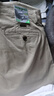 吉普（JEEP）纯棉休闲裤男士春夏薄款宽松直筒中年商务高腰深档长裤子 卡其（薄款） 33码(腰围2尺6 ) 实拍图