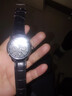 时尚新款三眼六针商务男士高端手表带日历非机械石英机芯送朋友 【日历款】黑带灰面 实拍图