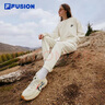 FILA FUSION官方潮牌斐乐女鞋BUBBLE泡泡鞋时尚百搭休闲运动鞋女 米色-AG经典款 厚底增高 39 实拍图