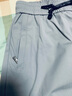 啄木鸟冰丝裤子男宽松2025夏季薄款直筒速干弹力男士休闲裤潮流运动长裤 浅灰色(冰丝高弹) 36 (建议175-190斤) 实拍图