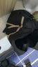 得力(deli)搬家打包袋 收纳袋编织袋行李包大袋子衣服被子收纳袋搬家神器 大容量150升 超大2只装黑色 PG104 实拍图