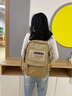 新潮代背包男商务大容量双肩包旅行出差休闲学生党电脑包轻便高颜值 多隔层卡其色【大容量扩容30%】 实拍图