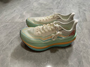 匹克态极千层浪无碳板厚底竞训跑步鞋男鞋冬轻质缓震训练鞋支撑运动鞋 天空之境 白/橙/绿 40 实拍图