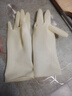 巧姨灵巧型贴手高弹家务手套厨房洗碗家政清洁女耐磨乳胶牛筋橡胶耐用 本色3双 L大码 实拍图