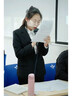 语森恋春秋新款西装套装女正装大学生教资面试职业工作答辩黑色西服外套 三件套 M _建议105斤以下 实拍图