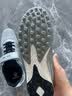 卡尔美（KELME）儿童足球鞋魔术贴免系带碎钉TF透气学生球鞋6873003 8322ZX3138金属银黑 35 实拍图