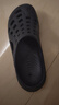 迪卡侬（DECATHLON）游泳男士凉鞋沙滩洞洞鞋外穿快干NABD2027998深蓝色网格款40码 实拍图
