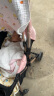 豪威 婴儿推车可坐可躺双向超轻便折叠伞车宝宝0-3岁手推车小孩儿童车 藕粉色+奢华款+橡胶轮+全功能 实拍图