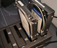 奥睿科（ORICO）移动硬盘底座USB3.0脱机拷贝2.5/3.5英寸SATA/SSD固态机械硬盘外置对拷机双盘位6528US3-C 实拍图