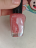 Miss Candy显白健康15ml指甲油免烤快干持久可撕拉半透亮片美甲 杏粉色MU31 实拍图