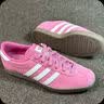adidas T头鞋 STADT经典薄底运动板鞋平底鞋男女阿迪达斯三叶草   浅粉/汉玉白/树脂黄 (推荐女生买小半码)   42 实拍图