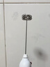 奶泡打发器咖啡打泡器打蛋器家用电动奶泡机牛奶搅拌器打发器小型 双簧[三挡调速]黑色 实拍图
