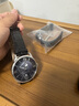适配天梭真皮原装手表带男女力洛克1853蝴蝶扣T410杜鲁尔卡森表链 TS-黑色黑线+银色蝴蝶扣 19MM 实拍图