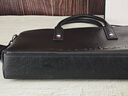 Cohnim kevin奢侈品头层牛皮男士公文包手提电脑文件单肩斜跨包送男友生日礼物 c01845黑色【休闲百搭】 大包 14英寸 实拍图