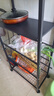 逸朗德厨房用具置物架落地多层多功能层架收纳家用水果蔬菜篮储物货架子 五层（3网2板）60*32*124 实拍图
