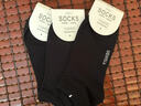 以纯袜子男袜纯棉夏季新款船袜防臭袜运动袜吸汗耐磨透气薄款男女 3双黑色 实拍图