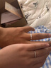 CRD克徕帝【现货闪发】契合钻石情侣款对戒婚戒结婚订婚钻戒铂金戒 PT950铂金 男戒 约6分 实拍图