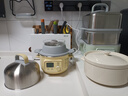 北鼎（Buydeem）电蒸锅 电煮锅电火锅 蒸锅电蒸锅小电锅蒸炖锅预约电炖锅多功能多用途锅蒸煮炖锅 G37黄+玻璃炖盅+汽锅 实拍图