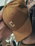 【95成新】美职棒MLB帽子女可调节鸭舌帽休闲运动美拉德棒球帽3ACP9203N 驼色 F    实拍图