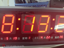 虹泰（HoTai）LED电子万年历挂钟夜光数字钟表挂墙时钟2368-红-Wifi 实拍图