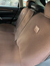 御马汽车坐垫夏季车垫四季通用透气通风冰丝座垫仿亚麻座套座椅车垫 新款-咖色（5座全车） 实拍图