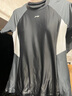 李宁（LI-NING）泳衣女士分体式两件套游泳衣温泉显瘦游泳装备 0921 黑灰 XL 实拍图
