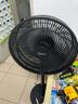 美的（Midea）【超级单品】七叶轻音立式电风扇家用柔风落地扇台式桌面小型风扇大风量节能摇头宿舍电扇 SAF30AB 实拍图