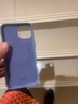 森淳 MagSafe超细纤维布纹内置磁吸适用iPhone17手机壳法兰绒磨砂苹果全包金属高端轻奢新款防摔保护套 银空灰-强磁 苹果 14 实拍图
